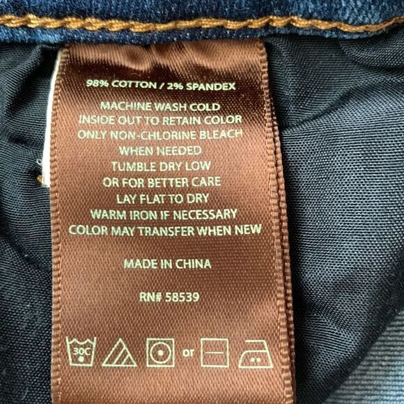 Kut from the Kloth High Rise Distressed Skinny Crop Jeans Size 8 - Picture 9 of 12